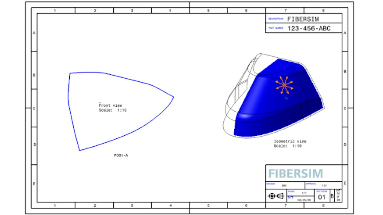 Siemens Fibersim 铺层文档与平面展开