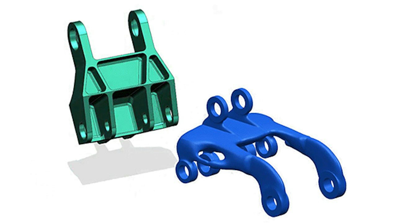 Simcenter Nastran 结构优化结果