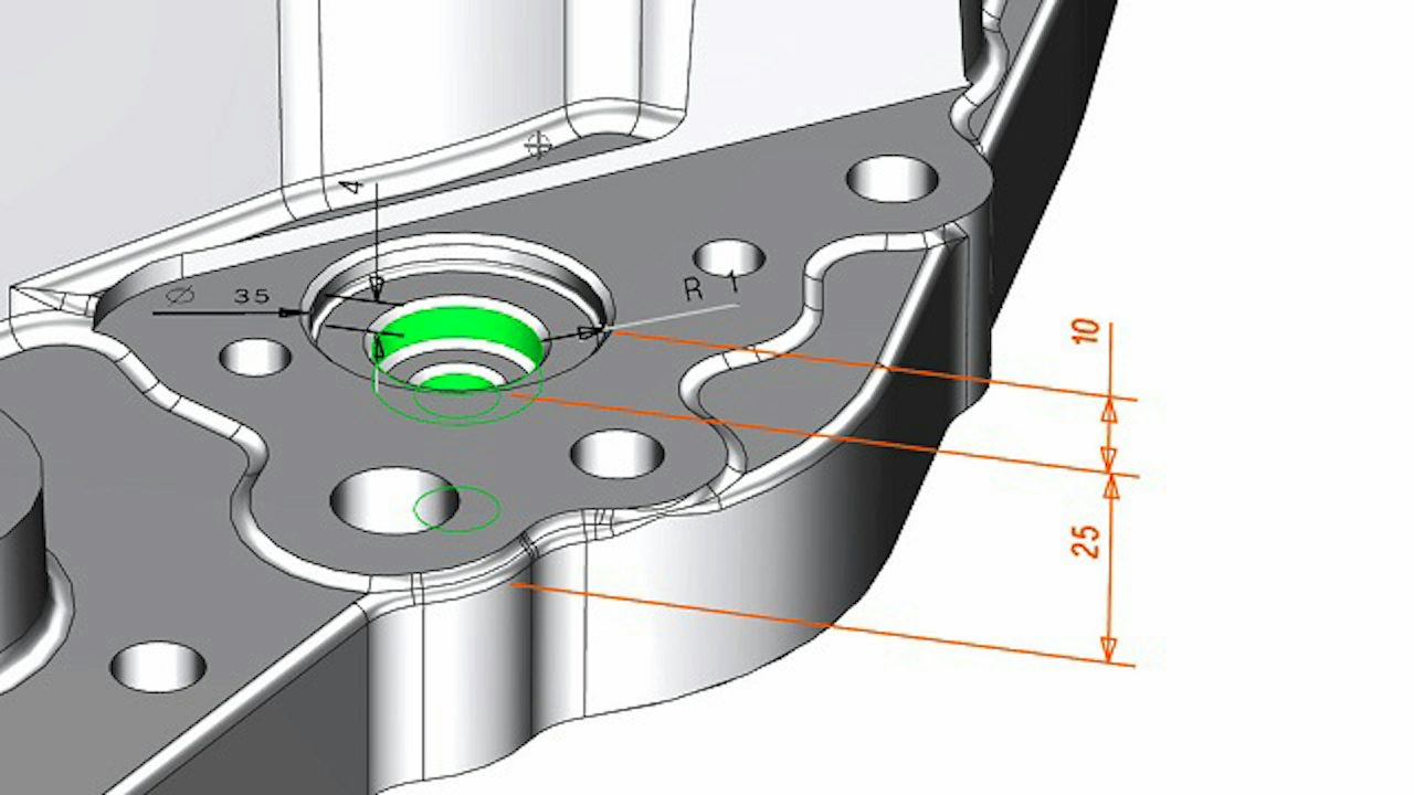 Siemens Designcenter 特征建模示例